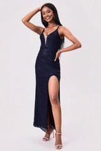Split Sequin Backless Maxi Cami Dress Cocktail Dress