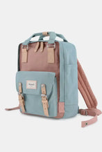 Himawari Contrast Waterproof Nylon Backpack Bag Backpacks