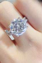5 Carat Moissanite 925 Sterling Silver Ring Silver