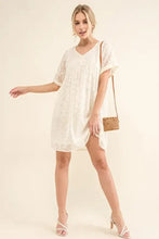 And The Why Woven Leopard Baby Doll Roll-Sleeve Casual Dress Casual Dresses