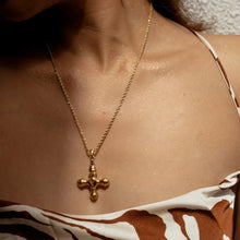 18K Gold-Plated Cross Pendant Necklace Gold One Size