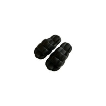 Open Toe Flats Slippers Black Woman Slippers