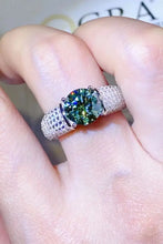 3 Carat Moissanite Side Stone Ring Rings