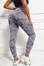Camo Print Seamless High Waist Yoga Leggings Woman Leggings