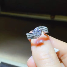 1 Carat Moissanite 925 Sterling Silver Ring Rings