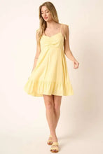 Mittoshop Ruched Detail Spaghetti Tie Mini Dress Casual Dresses