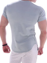 Men's Round Neck Short Sleeve T-Shirt Mens Tops
