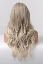 13*2" Lace Front Wigs Synthetic Long Wave 24" 150% Density in Medium Blonde Highlights