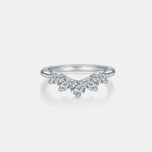 Inlaid Moissanite 925 Sterling Silver Ring Silver Rings