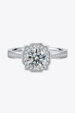 1 Carat Moissanite 925 Sterling Silver Halo Ring Rings