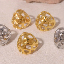 Stainless Steel Cutout Ring Fashion Jewelry