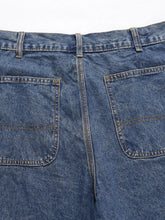 Men's Washed Denim Bermuda Shorts