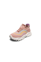 Round Toe Platform Athletic Pink