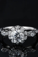 1 Carat Moissanite 925 Sterling Silver Ring Silver Rings