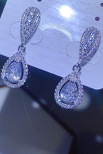 2 Carat Moissanite 925 Sterling Silver Teardrop Earrings