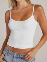 Scoop Neck Cami White