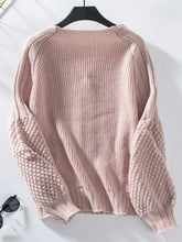 V-Neck Button Up Raglan Sleeve Cardigan Woman Outerwear