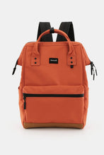 Himawari Waterproof Canvas Travel Backpack Bag with USB Port Orange One Size