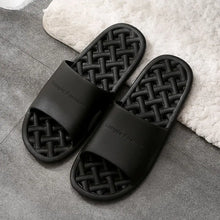 Open Toe Platform Slippers Black Woman Slippers