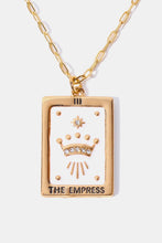 Tarot Card Pendant Copper Necklace