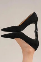 Beast Fashion Faux Suede Point Toe Pumps woman pumps