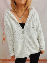 Zip Up Drawstring Long Sleeve Hooded Sweater Woman Sweatshirts
