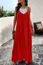 Devine Backless Maxi Cami Dress with Pockets Maxi Dresses