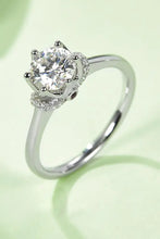 1 Carat Moissanite 925 Sterling Silver Ring Silver Rings