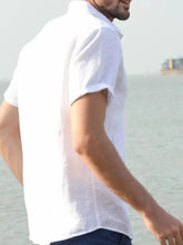 Men's Full Size Button Down Short Sleeve Shirt Plus Size Mens Tops