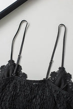 V-Neck Lace Cropped Cami Tanks & Camis