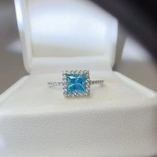 2 Carat Moissanite 925 Sterling Silver Square Shape Ring Rings
