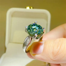 5 Carat Moissanite Zircon 925 Sterling Silver Ring Rings