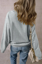 Skull Round Neck Long Sleeve Sweatshirt Woman Sweatshirts