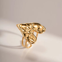 18K Gold-Plated Heart Ring