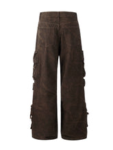 Men's Camouflage Cargo Wide Leg Pants