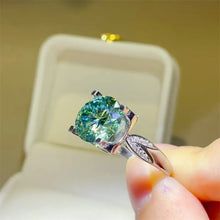 5 Carat Moissanite Zircon 925 Sterling Silver Ring Rings