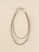 Double-Layered Metal Chain Belt Belts