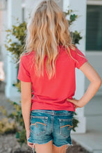 Girls Letter Graphic Short Sleeve T-Shirt Kids Tops