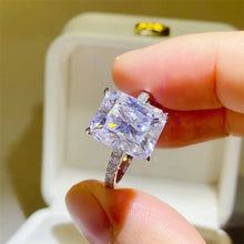 5 Carat Moissanite Zircon 925 Sterling Silver Ring Rings