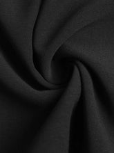 Black textured fabric with a subtle woven pattern featured on floral lace hem wide leg pants lace hem design