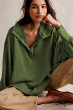 Exposed Seam Side Slit Long Sleeve Sweatshirt Woman Sweatshirts