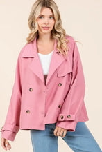 Mittoshop Double Breasted Long Sleeve Trench Coat Jacket Woman Outerwear