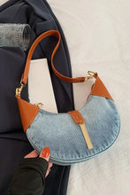 Contrast Denim Shoulder Bag Shoulder Bags