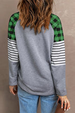 Lucky Clover Raglan Sleeve Sweatshirt Woman Sweatshirts