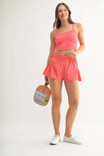 MONO B Smocked High Waist Shorts