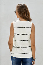 Striped Round Neck Tank Tanks & Camis