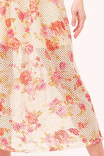 And The Why Fish-Net Floral Printed Midi Dress Casual Dresses