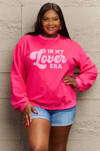 Simply Love Full Size IN MY LOVER ERA Round Neck Sweatshirt Woman Sweatshirts