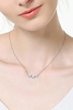Find Your Center Moissanite Necklace Silver One Size Necklaces