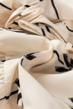 Tied Front Bow Print Peplum Tank Tanks & Camis